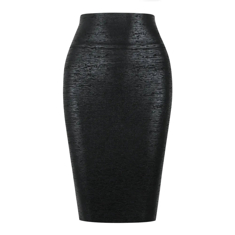 Bandage Knit Mini Skirt