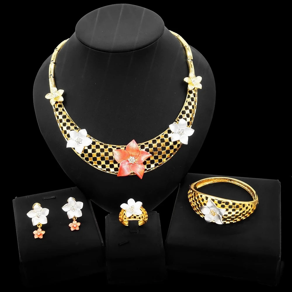 Marcasite And Rhinestone Jewelry Set