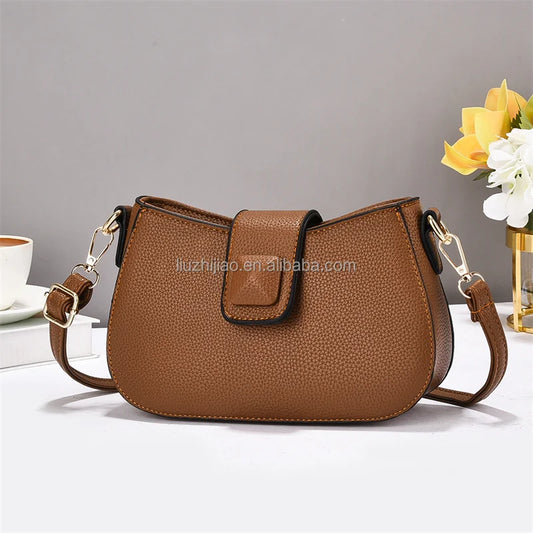 2025 Spring Single Shoulder New Women's Trendy Fashion Minimalist Trendy Slanted Underarm Shoulder Bag