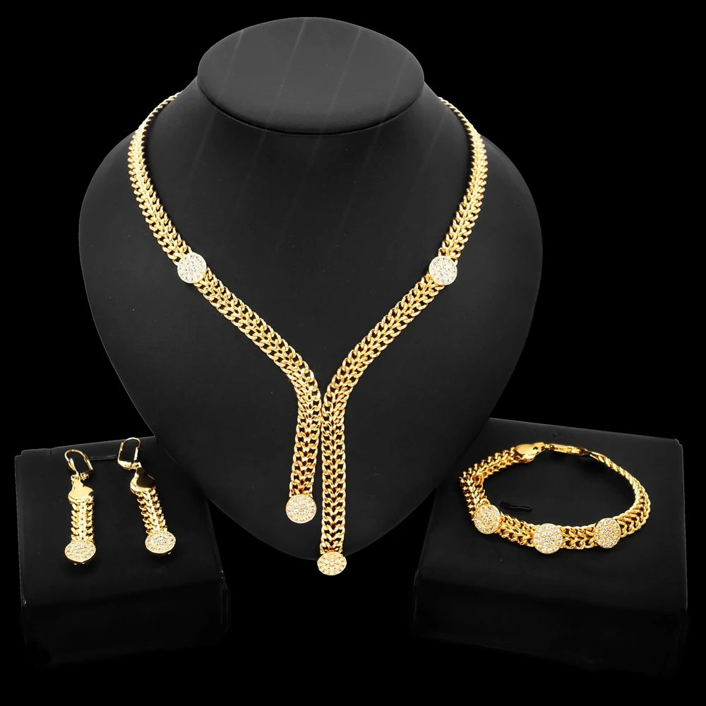 Marcasite And Rhinestone Jewelry Set