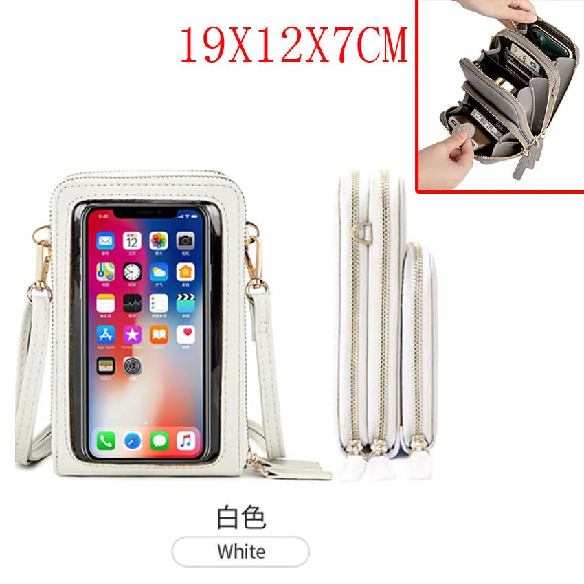 Colorful Phone Bag With Card Holder For Women Daily Use