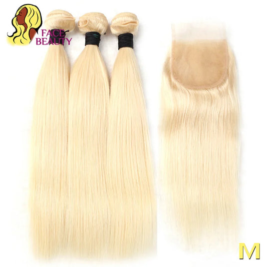 Straight Blonde Extension Set