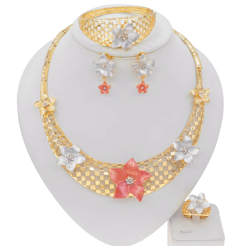 Marcasite And Rhinestone Jewelry Set