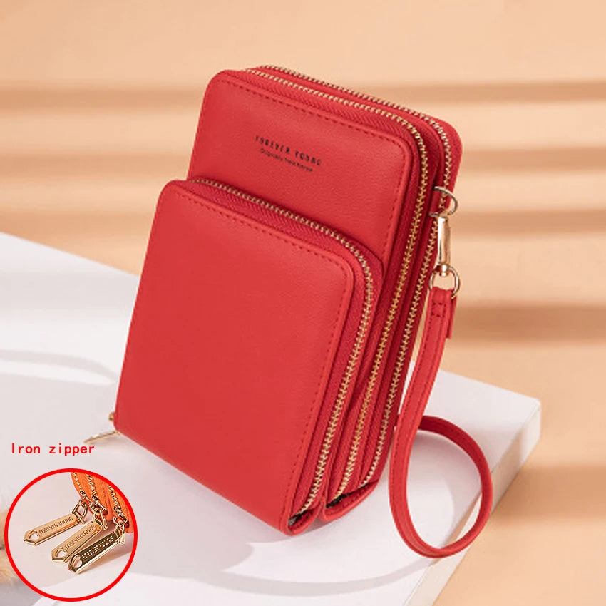 Colorful Phone Bag With Card Holder For Women Daily Use