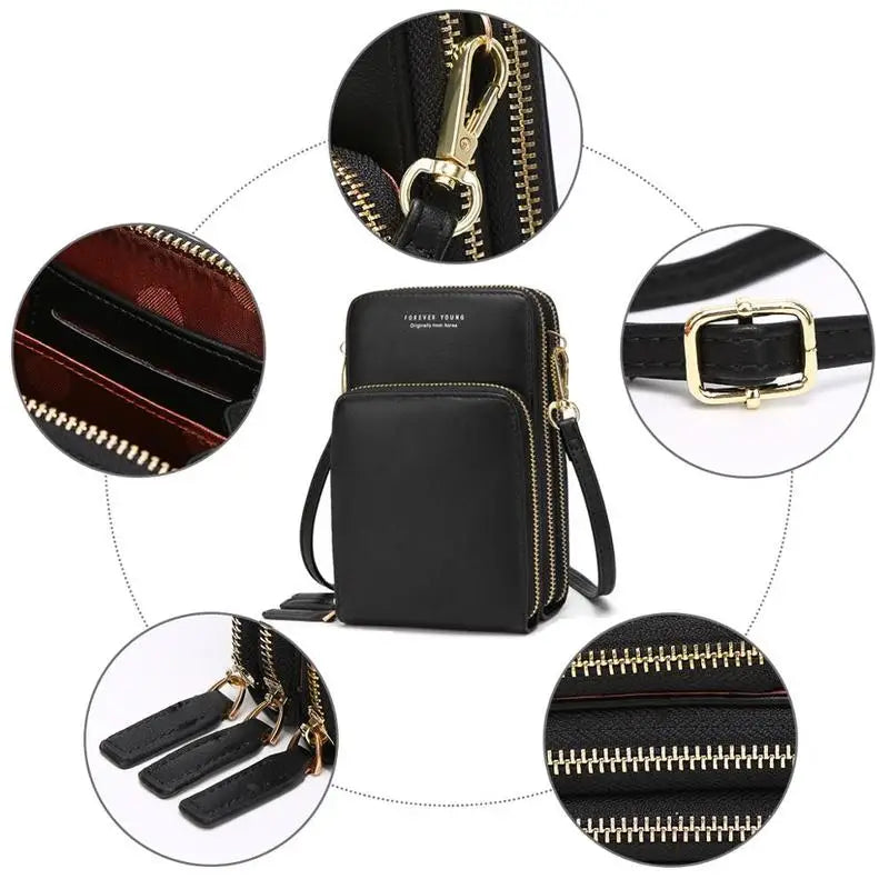Colorful Phone Bag With Card Holder For Women Daily Use