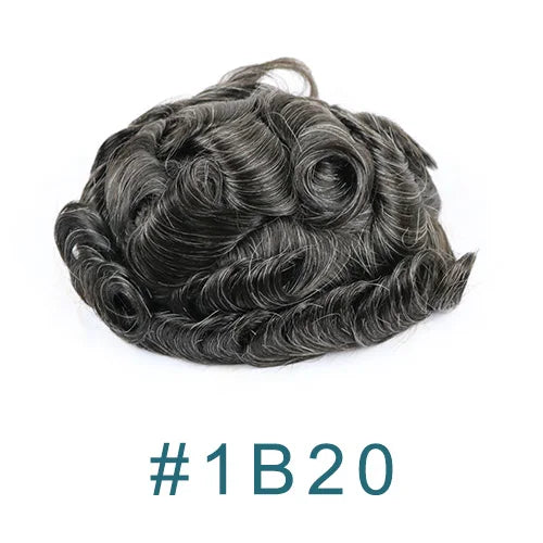 Ultra Thin Natural Hairline Human Hair Toupee for Women