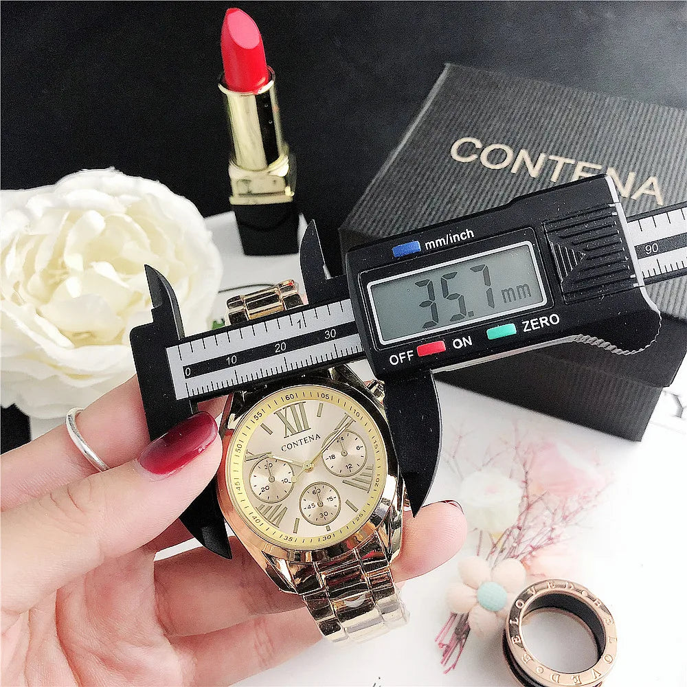 Stainless Steel Roman Numeral Watch