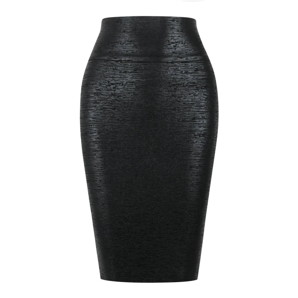 Bandage Knit Mini Skirt
