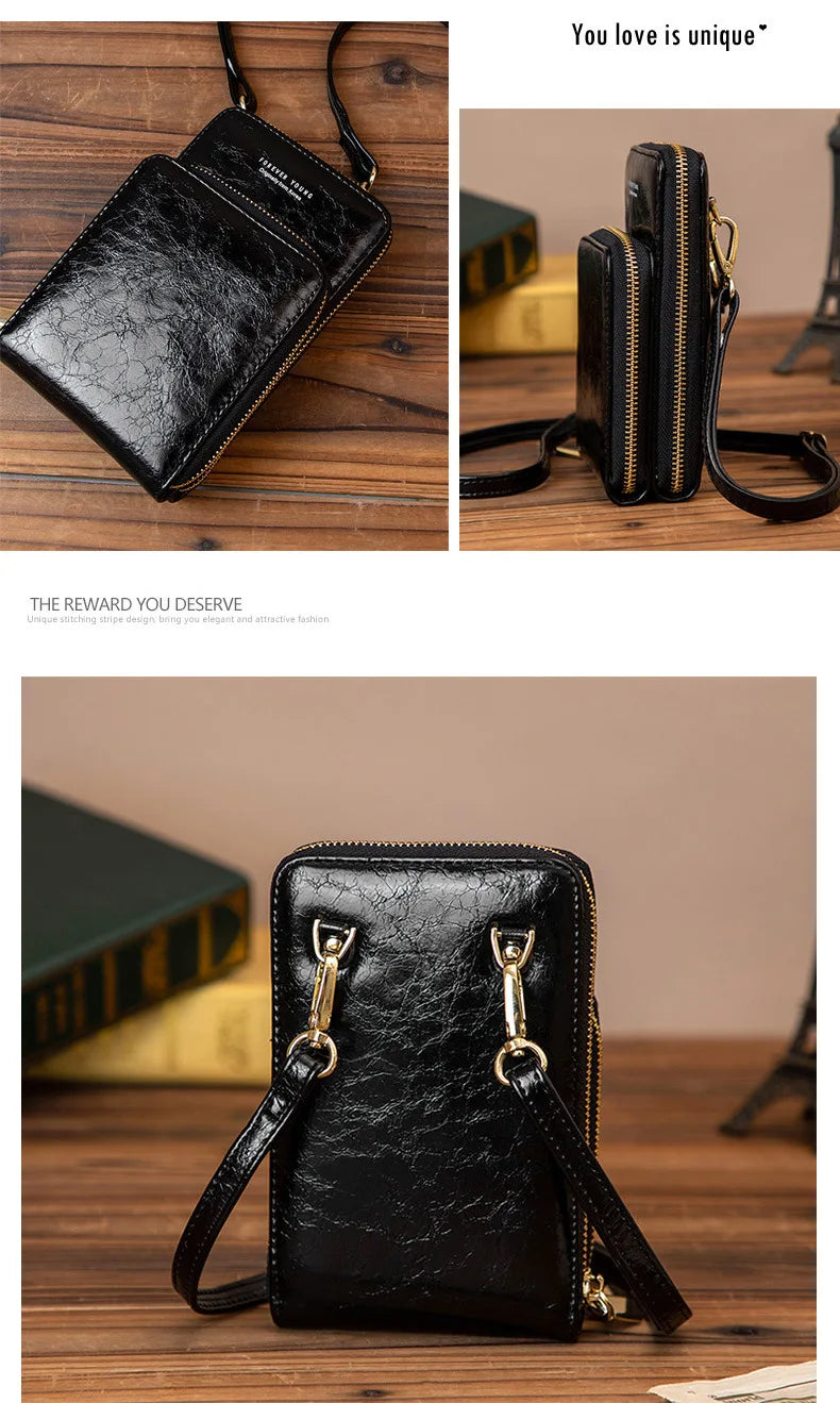 Colorful Phone Bag With Card Holder For Women Daily Use