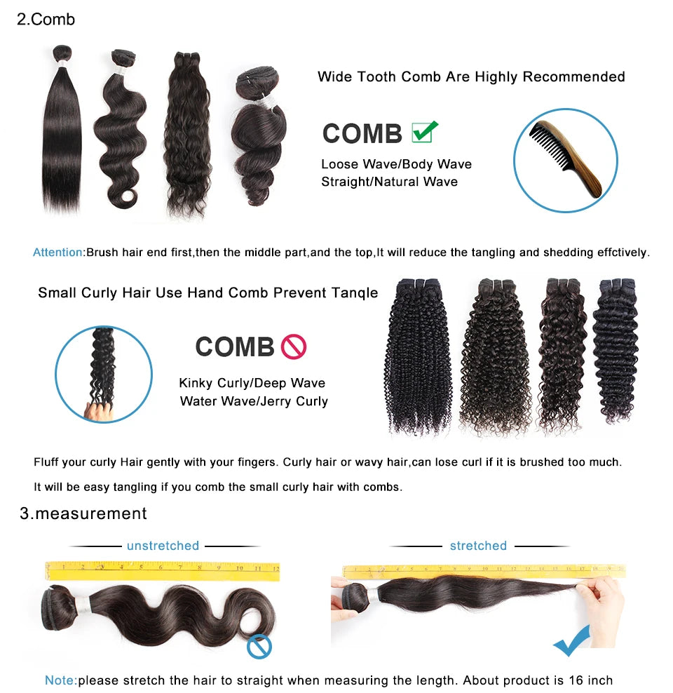 Deep Wave Brazilian Human Hair Knotless Crochet Braids for Women