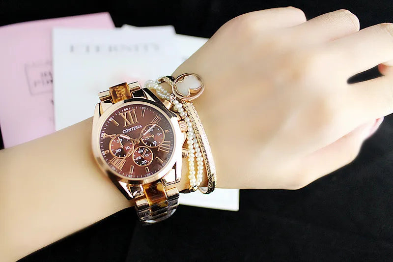 Stainless Steel Women's Dress Watch
