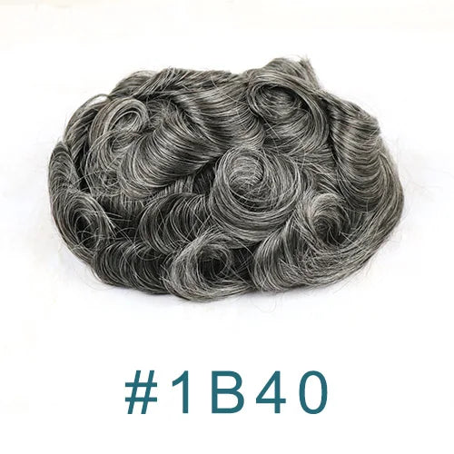 Ultra Thin Natural Hairline Human Hair Toupee for Women