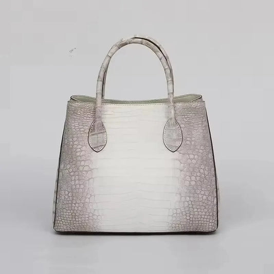New Crocodile Leather Genuine Leather Women's Bag Luxury Handbag Tote Bag High Quality Fashion Women's Bag