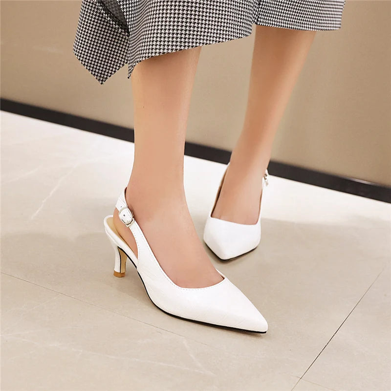 Summer Point Toe Thin Heel Sandals