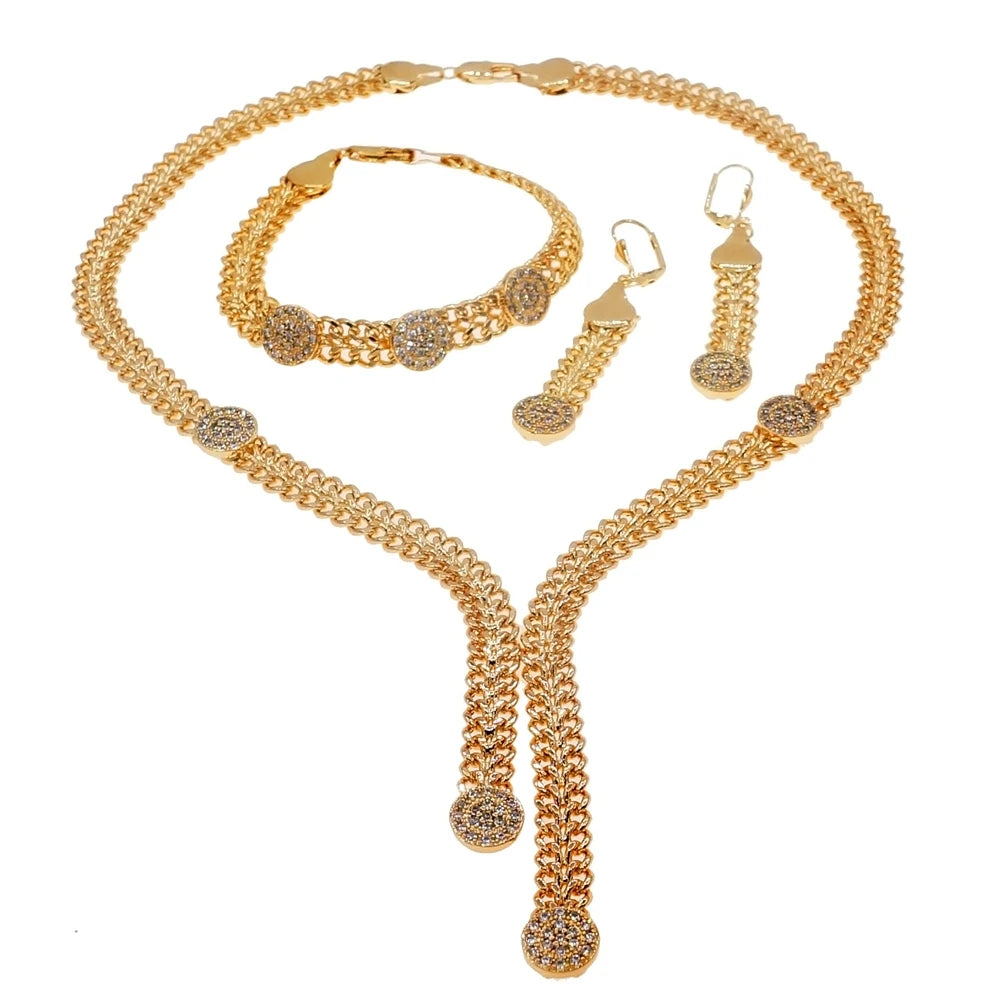 Marcasite And Rhinestone Jewelry Set