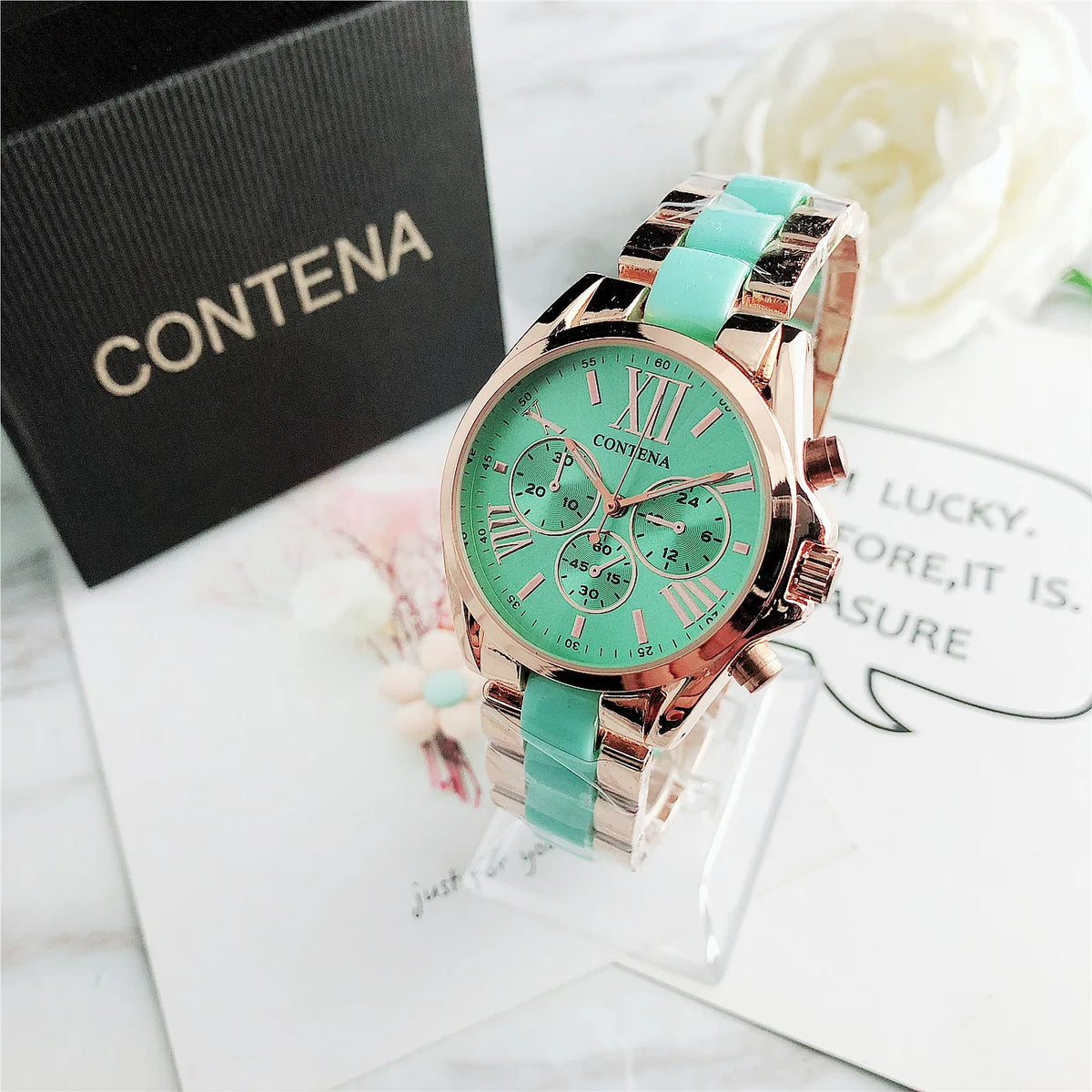 Rose Gold Stainless Steel Women's Watch