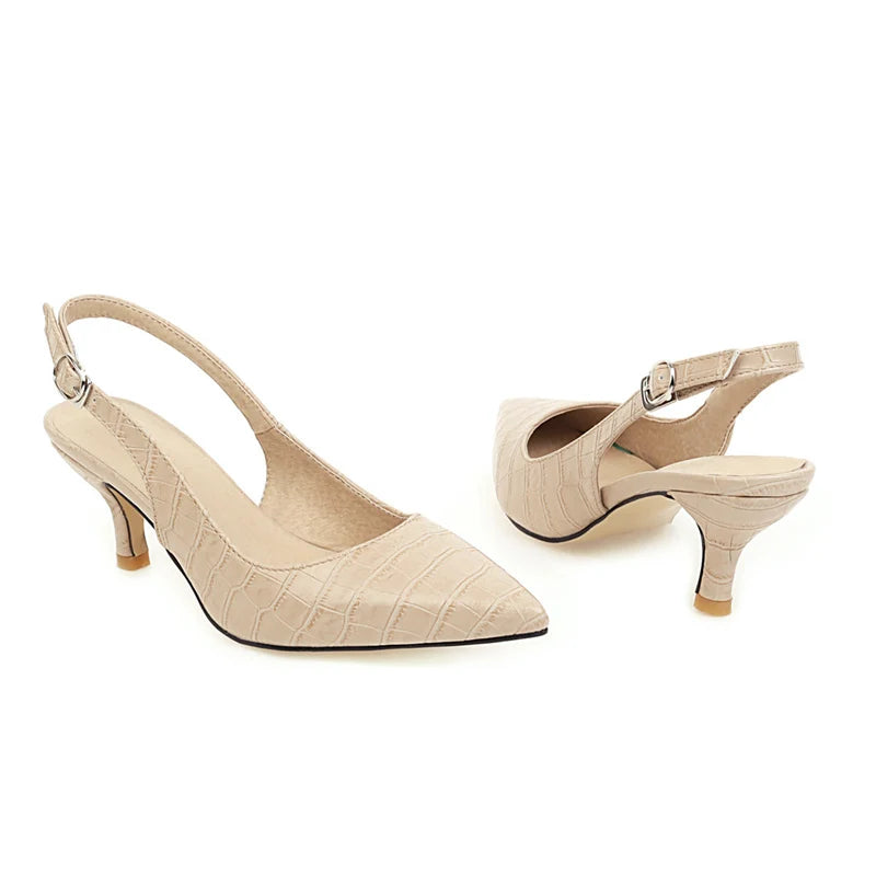 Summer Point Toe Thin Heel Sandals