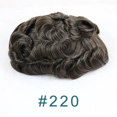 Natural Hairline Ultra Thin Human Hair Toupee for Women