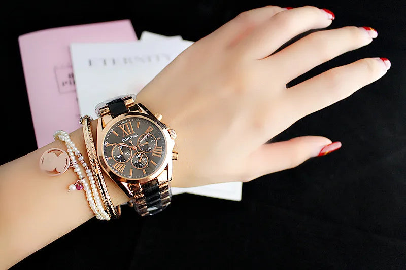 Stainless Steel Women's Dress Watch