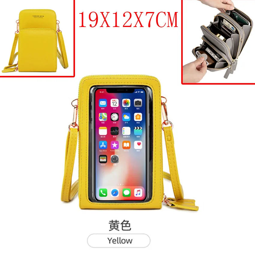 Colorful Phone Bag With Card Holder For Women Daily Use