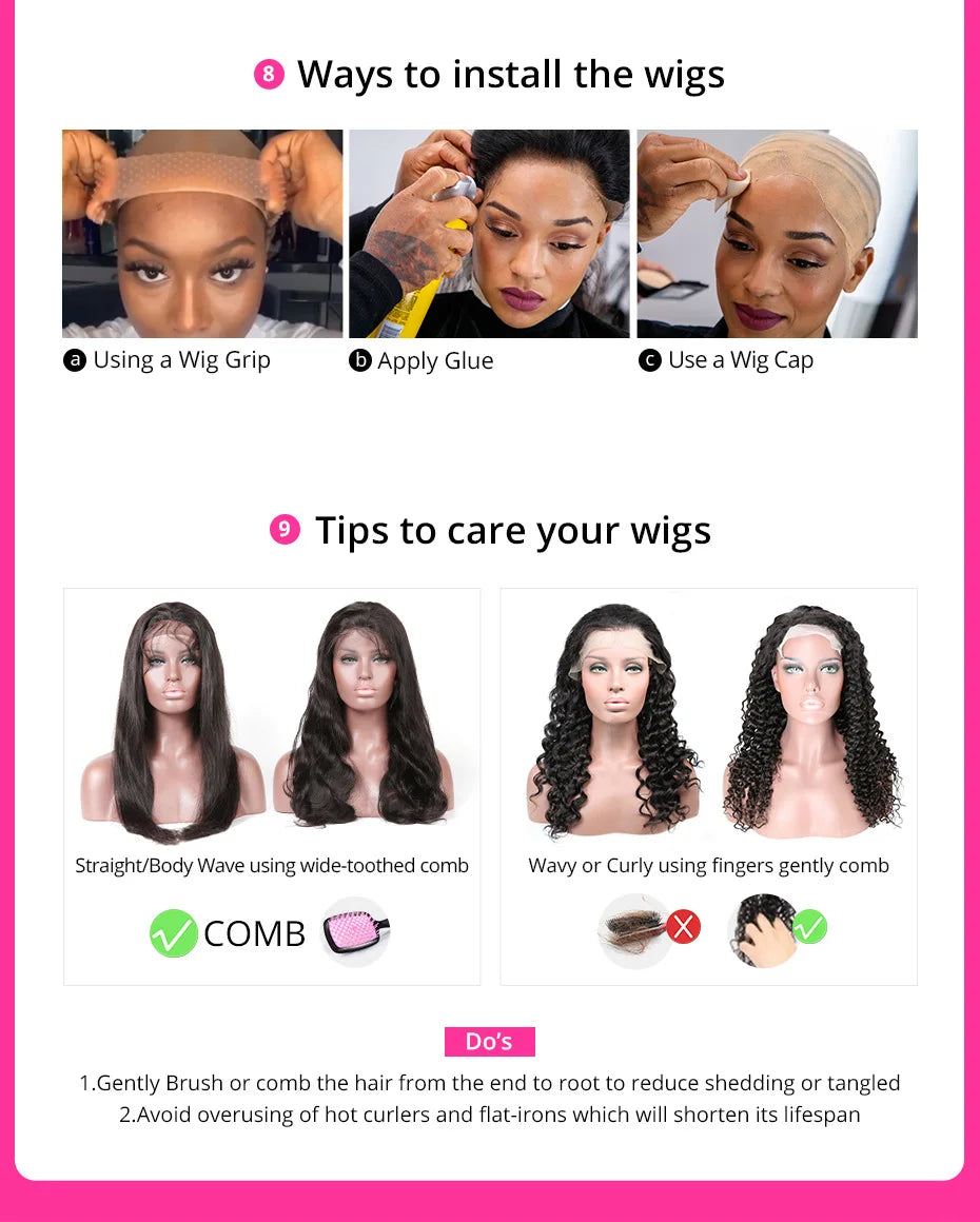 Curly Pixie Cut Lace Frontal Human Hair Wig for Women