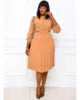 Minimalist Plus Size Bodycon Dress