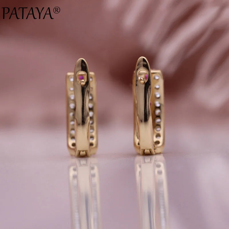 Blue Cubic Zirconia Drop Earrings