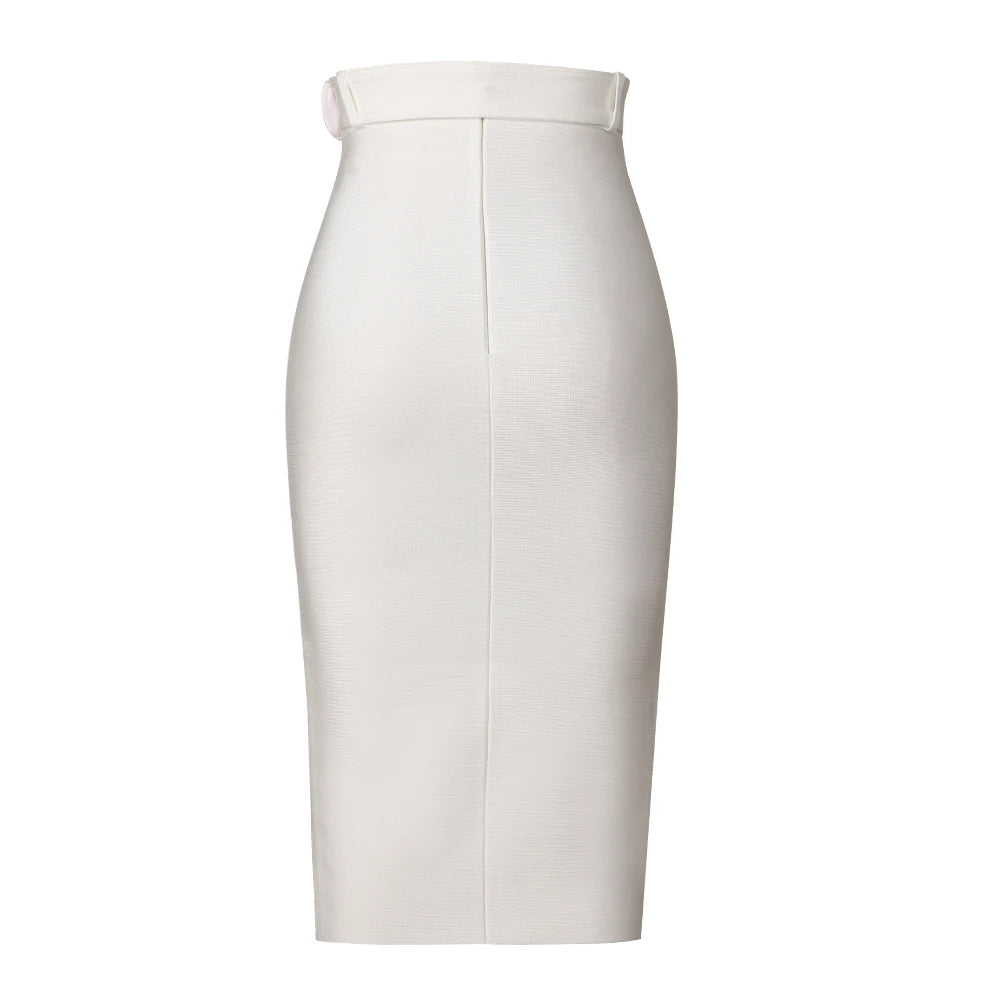 High Waist Lace Up Bandage Skirt