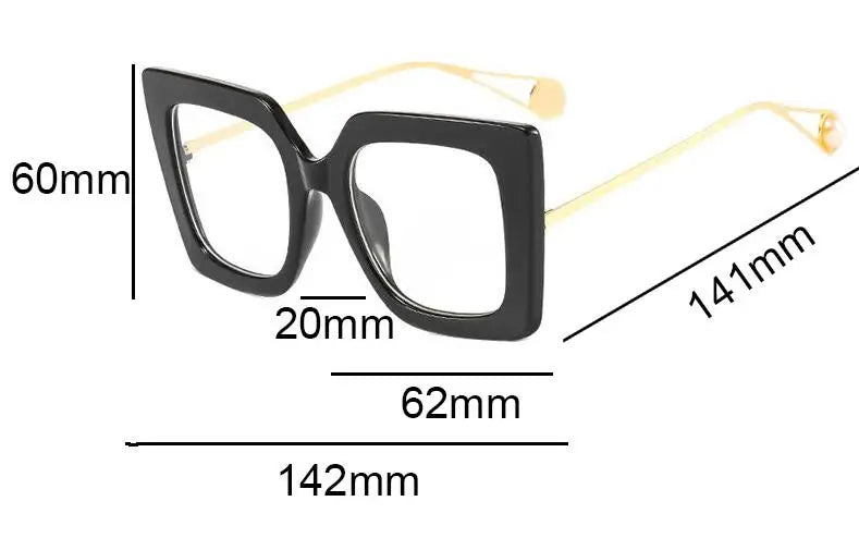 Oversized Leopard Blue Light Blocking Reading Glasses for Women