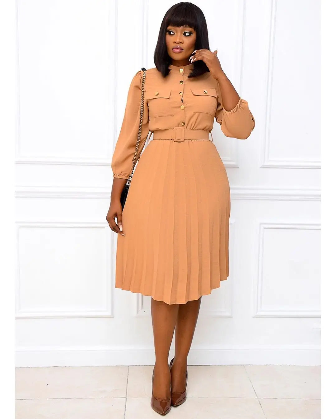 Minimalist Plus Size Bodycon Dress