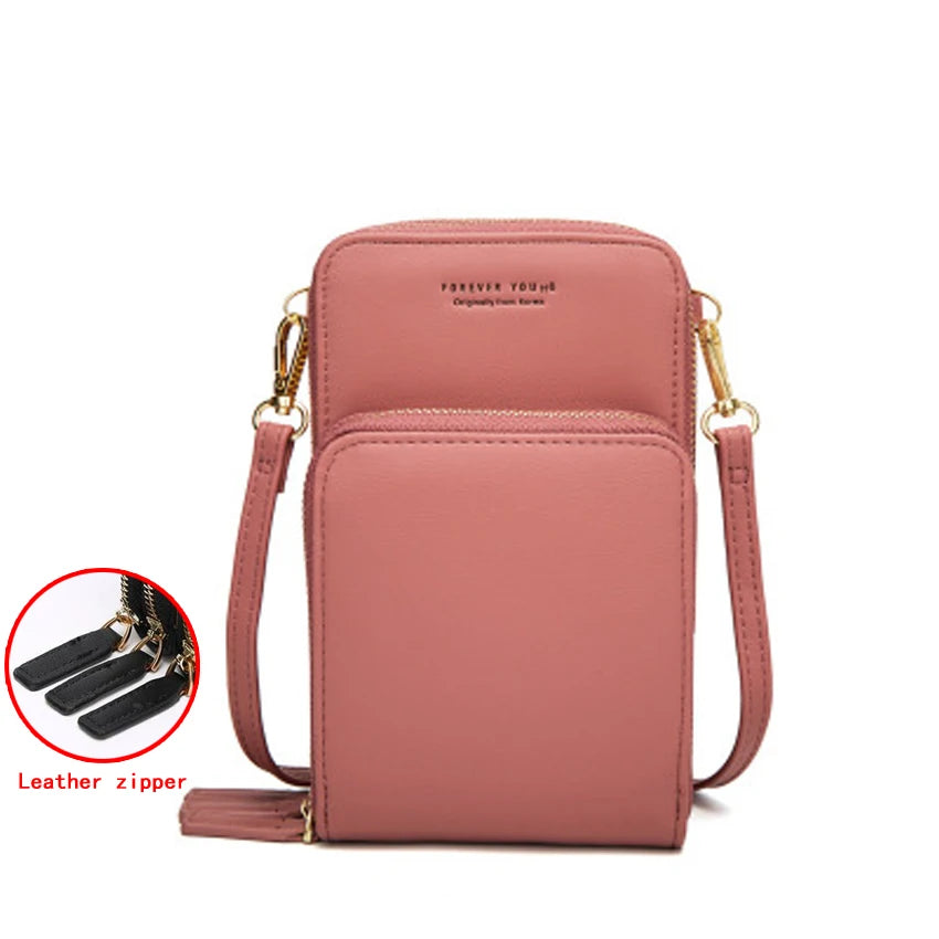 Colorful Phone Bag With Card Holder For Women Daily Use