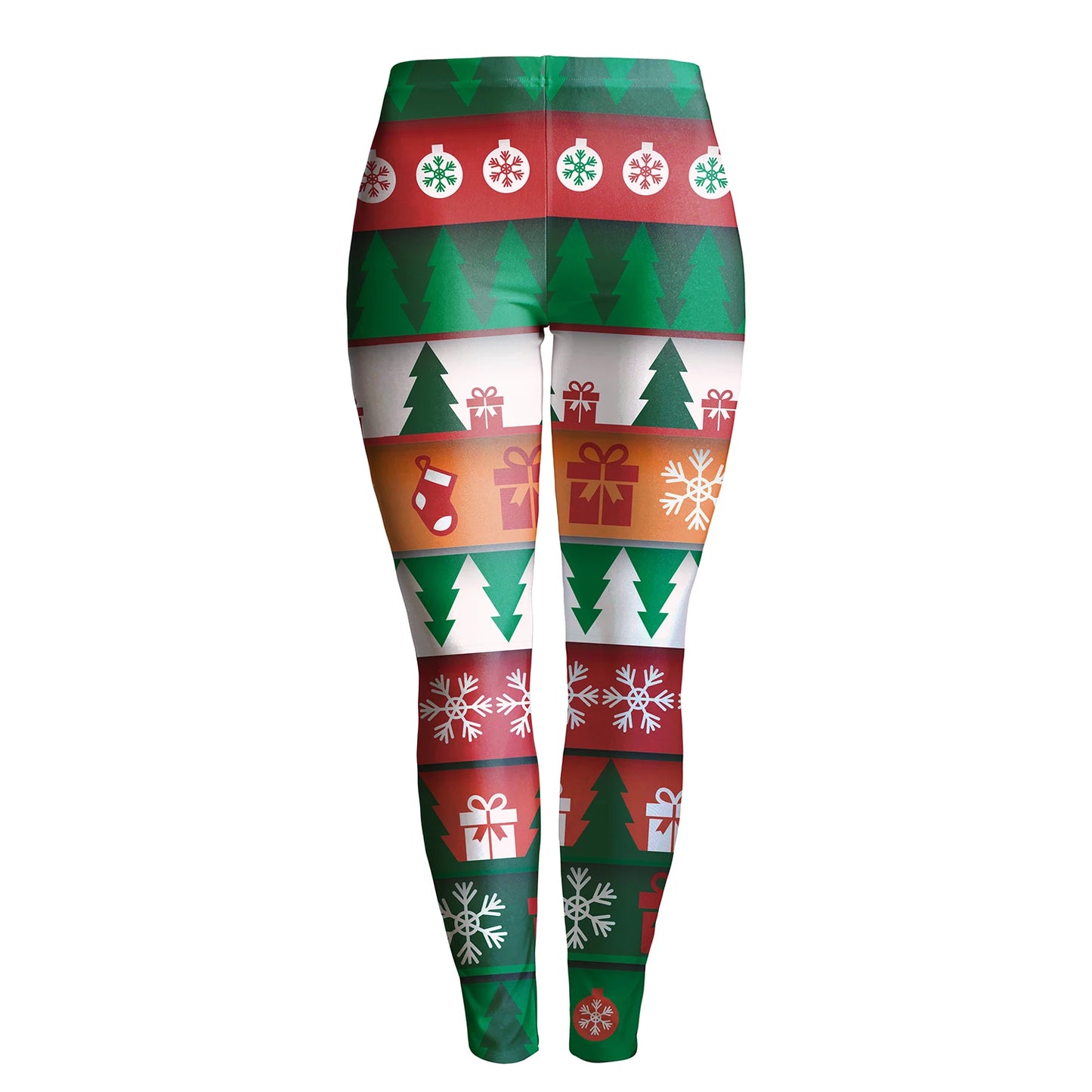 Warm Cozy Festive Christmas Knit Leggings for Women