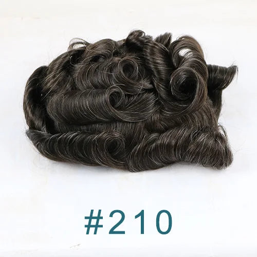Ultra Thin Invisible V Loop Human Hair Toupee for Women