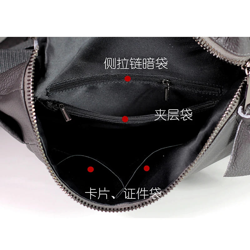 Genuine Leather Everyday Travel Backpack For Women