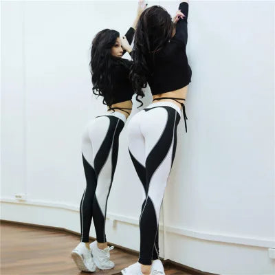 Heart Patchwork Leggings