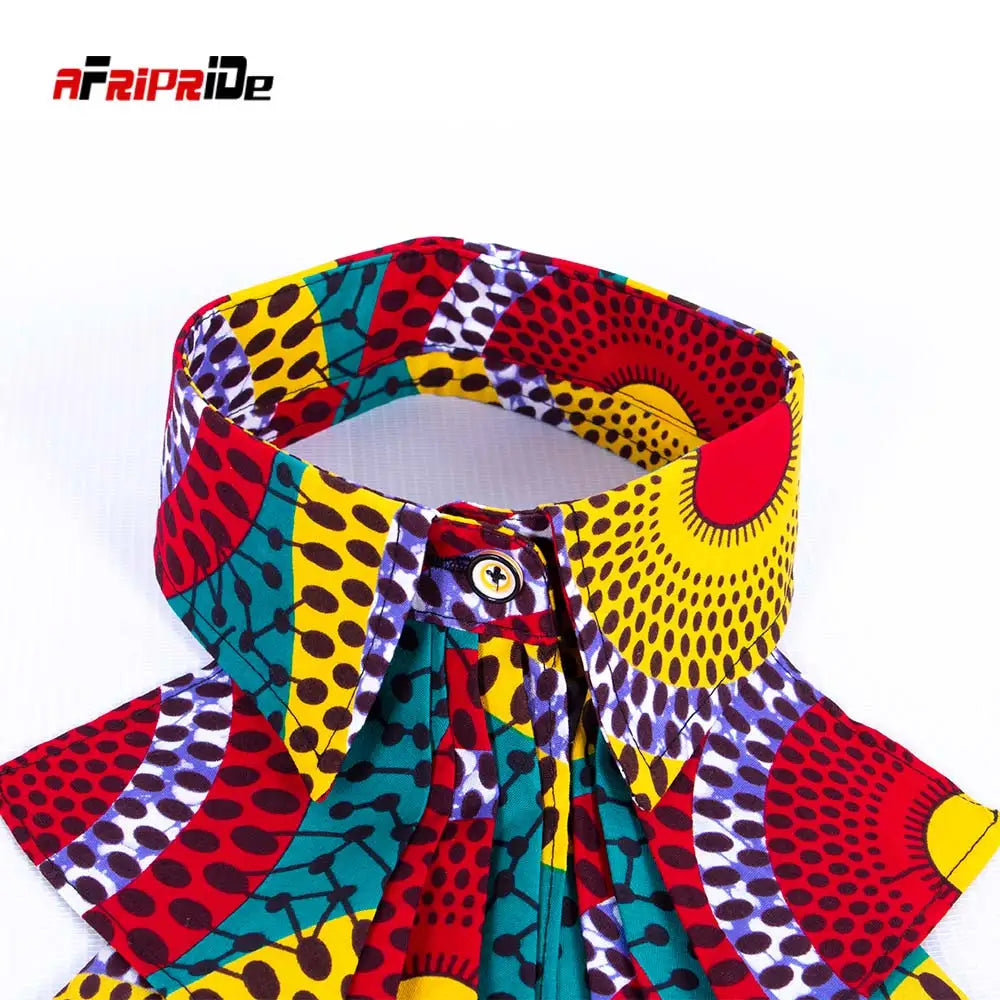 Handmade African Print Ankara Rope Necklace for Women