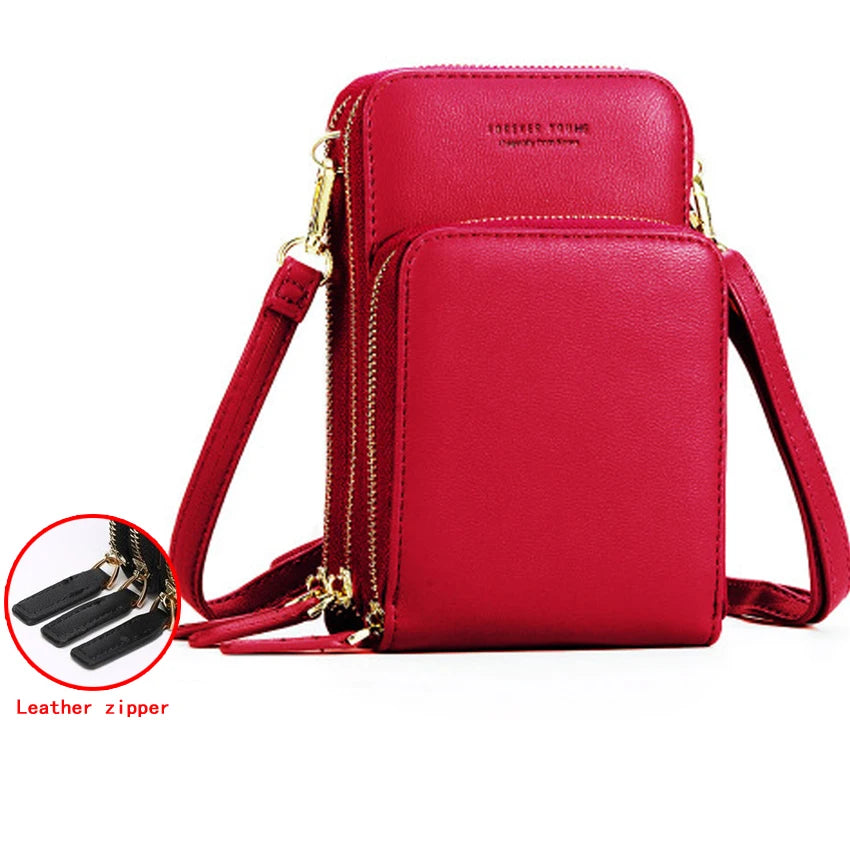 Colorful Phone Bag With Card Holder For Women Daily Use