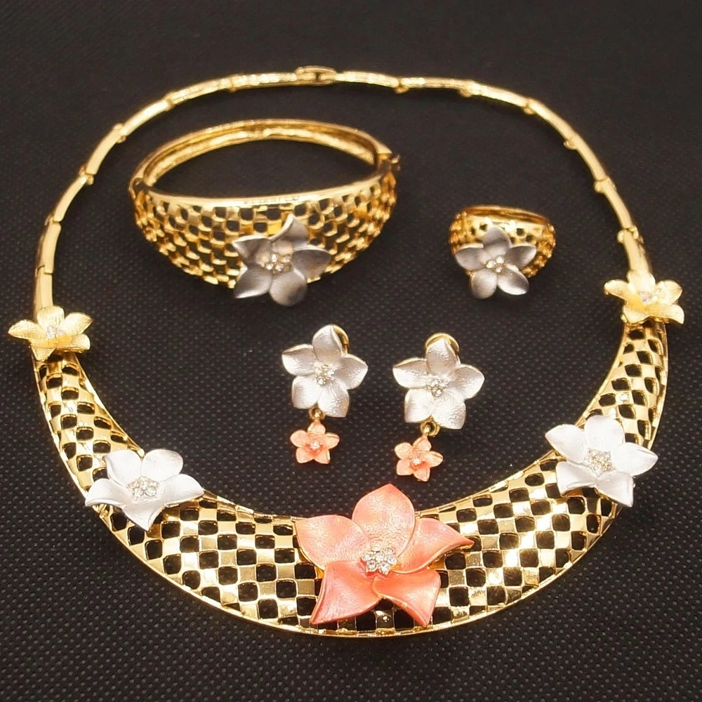 Marcasite And Rhinestone Jewelry Set