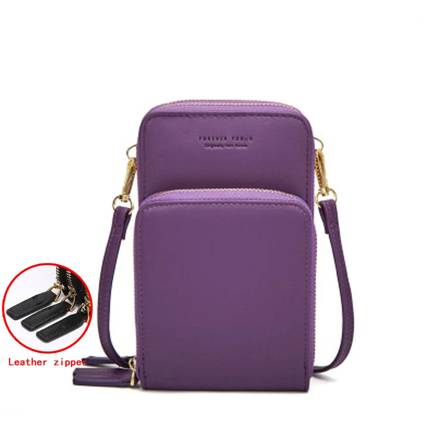 Colorful Phone Bag With Card Holder For Women Daily Use