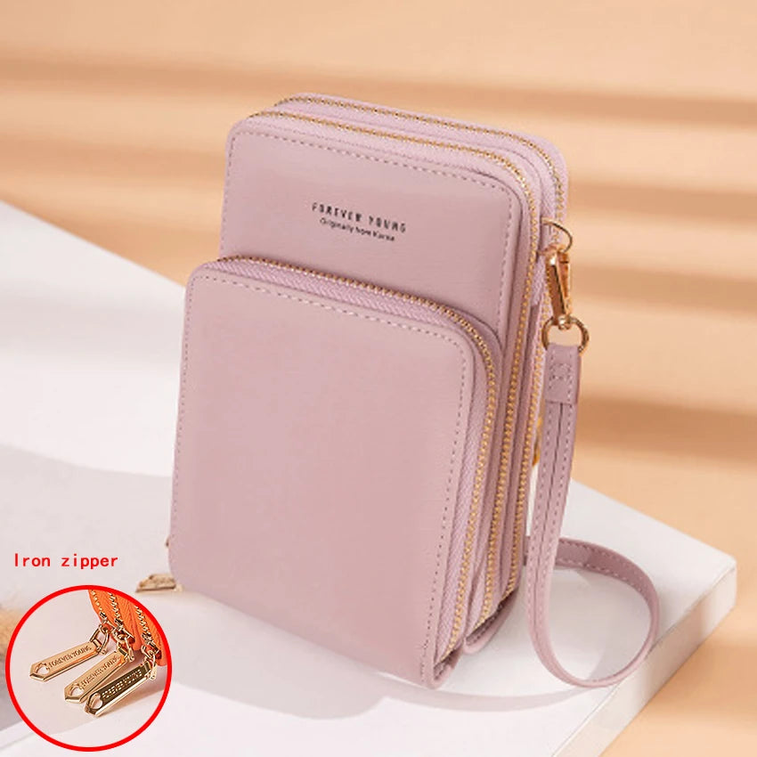 Colorful Phone Bag With Card Holder For Women Daily Use