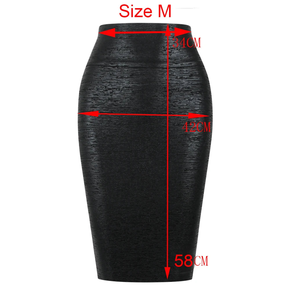 Bandage Knit Mini Skirt