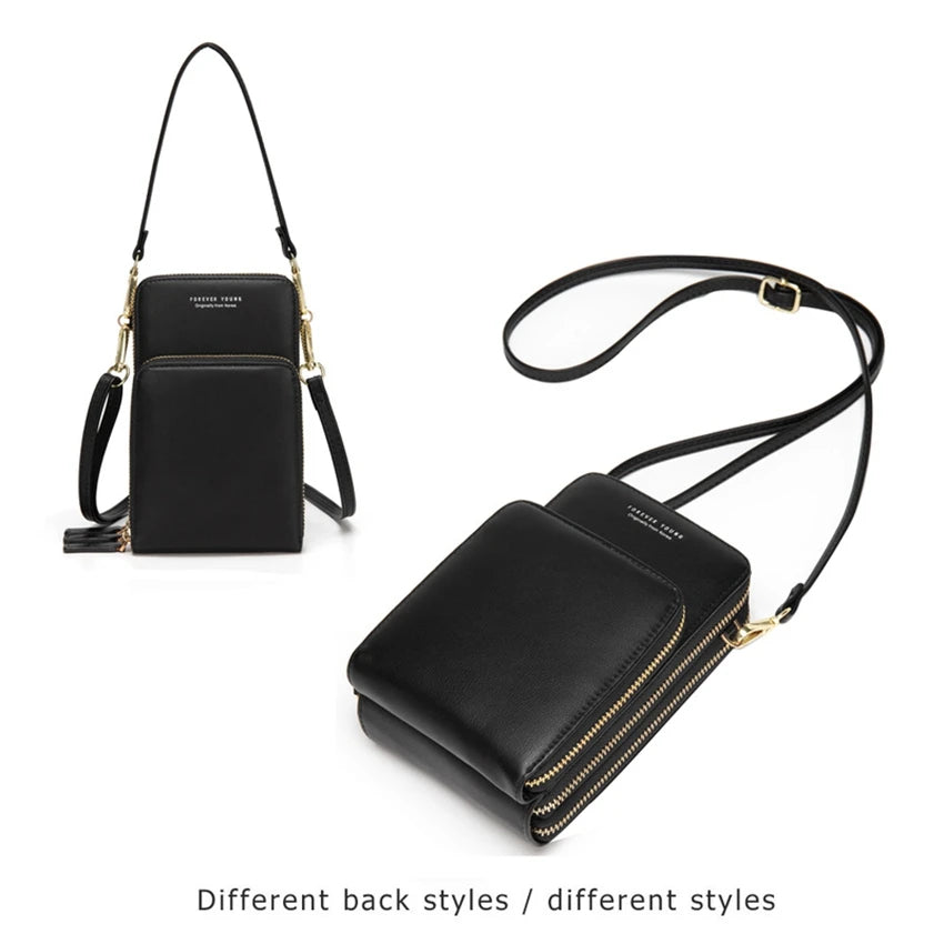 Colorful Phone Bag With Card Holder For Women Daily Use