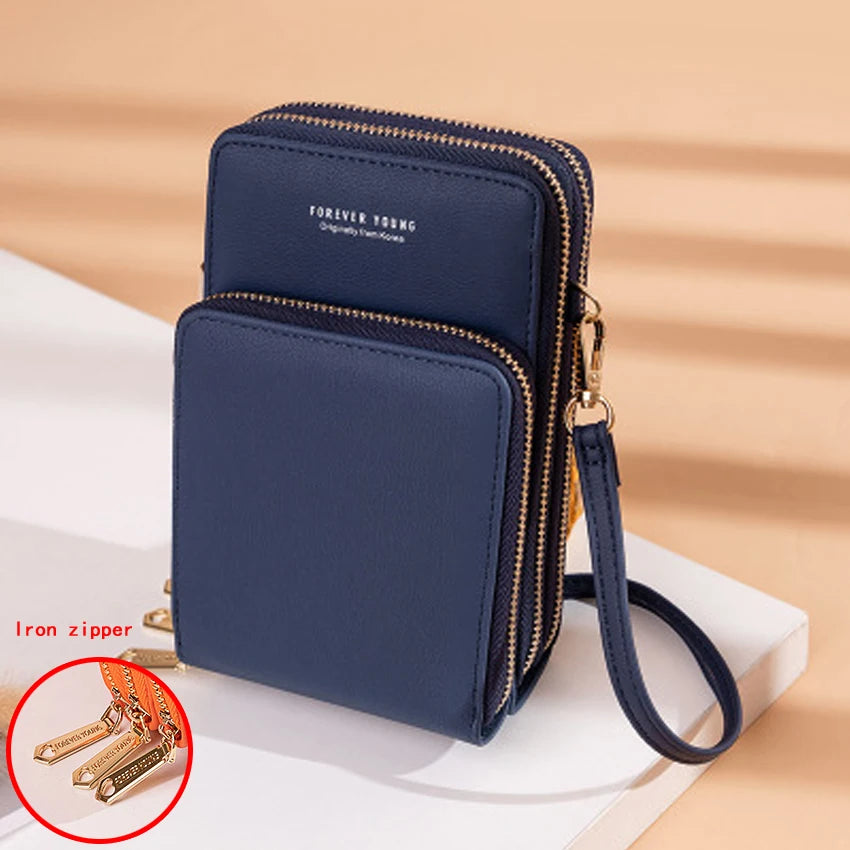 Colorful Phone Bag With Card Holder For Women Daily Use