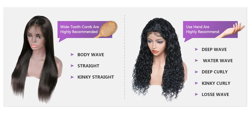 Glueless Short Afro Kinky Curly Bob Human Hair Wig for Women