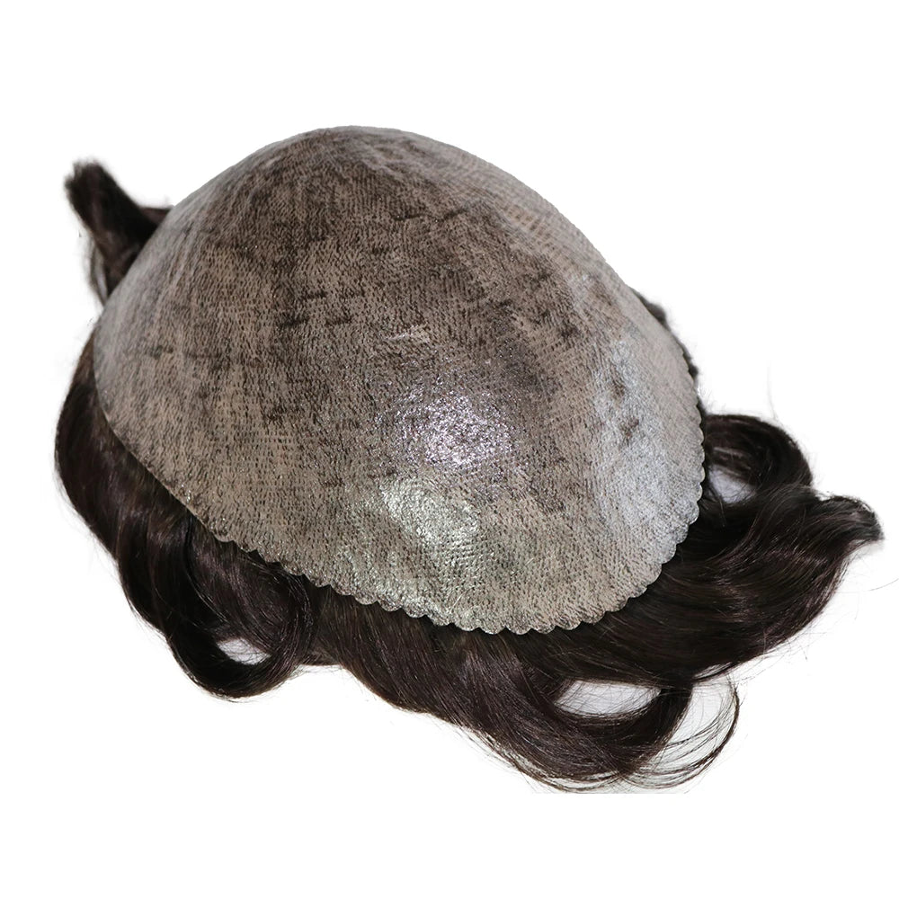 Natural Hair Toupee With Undetectable Full Skin Base for Women