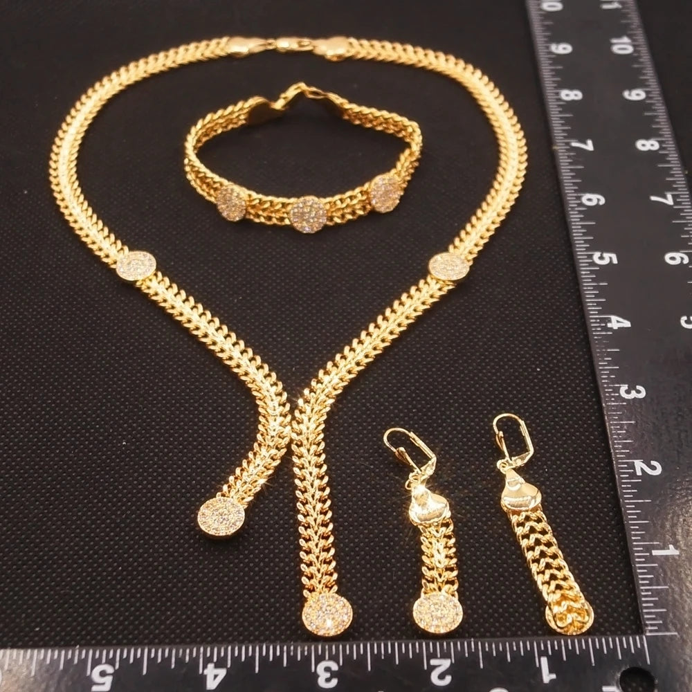 Marcasite And Rhinestone Jewelry Set
