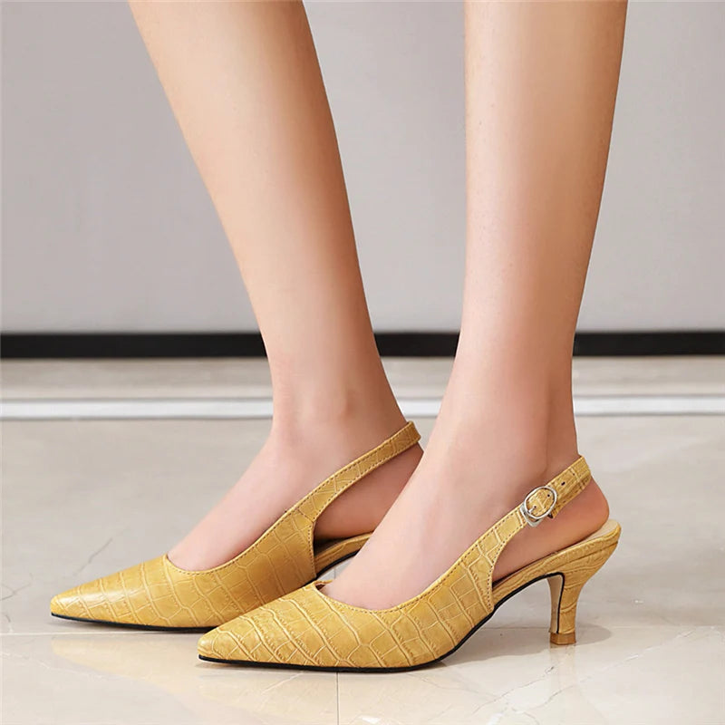 Summer Point Toe Thin Heel Sandals