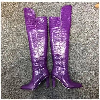 Fashion Winter Chunky Heel Over The Knee Boots For Women