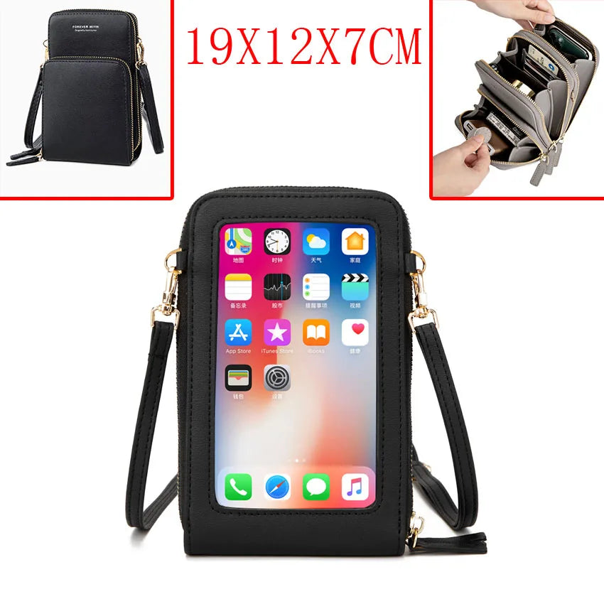 Colorful Phone Bag With Card Holder For Women Daily Use