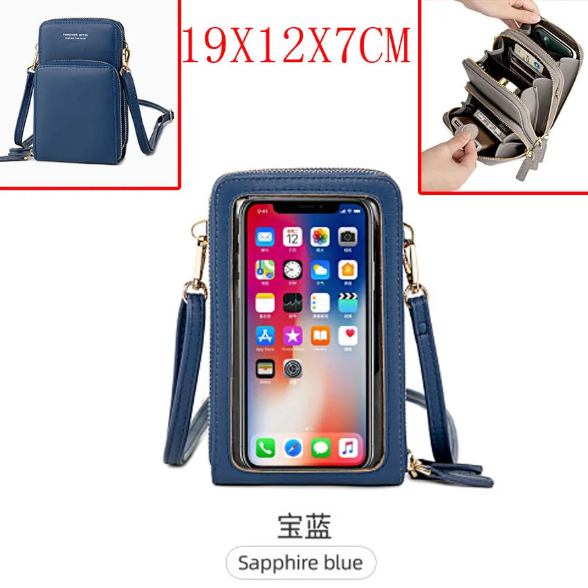 Colorful Phone Bag With Card Holder For Women Daily Use